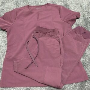 Mauve Mandala scrub set